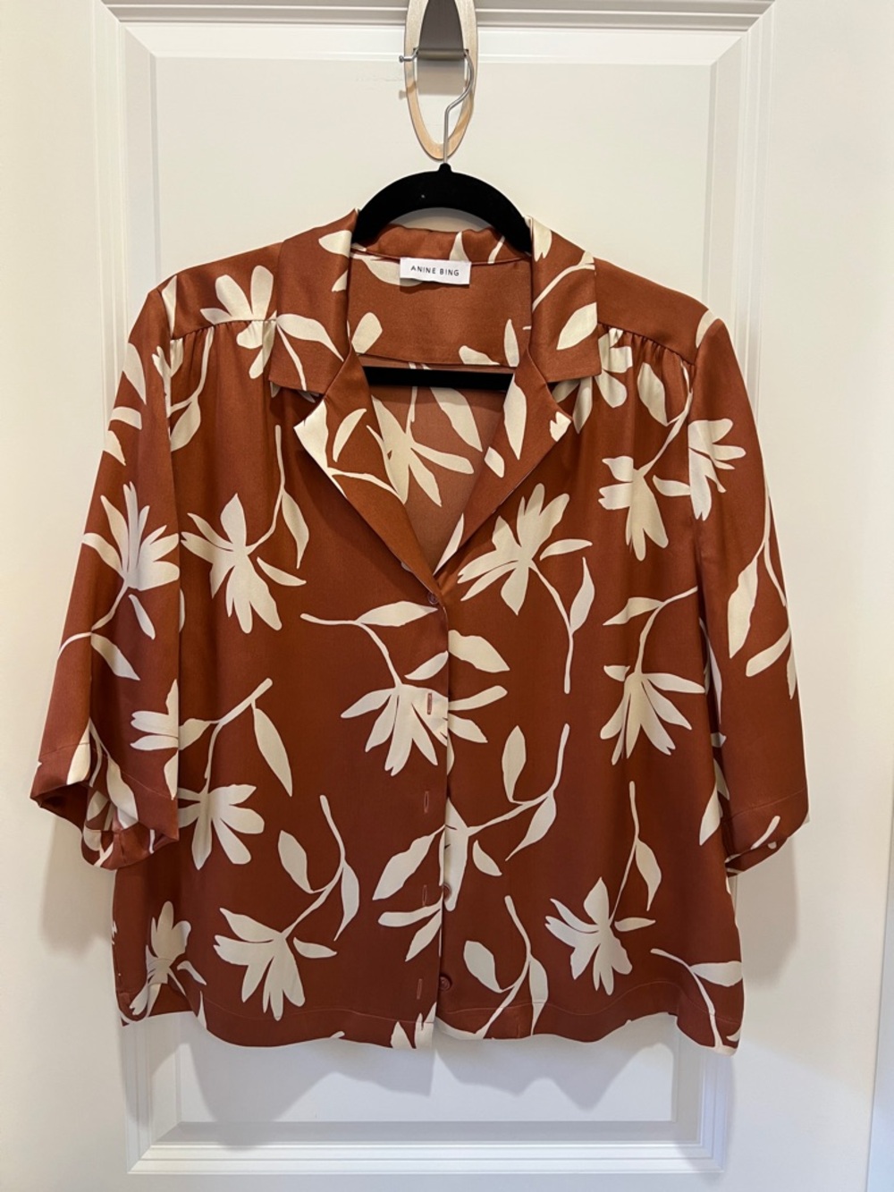 Anine Bing silk blouse